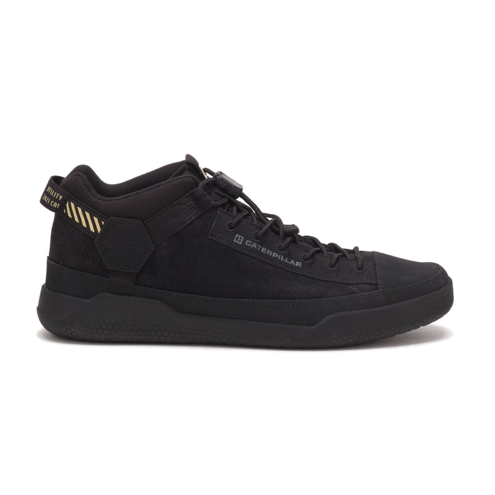 Black Caterpillar Code Hex Utility Men's Sneakers | Cat-179258