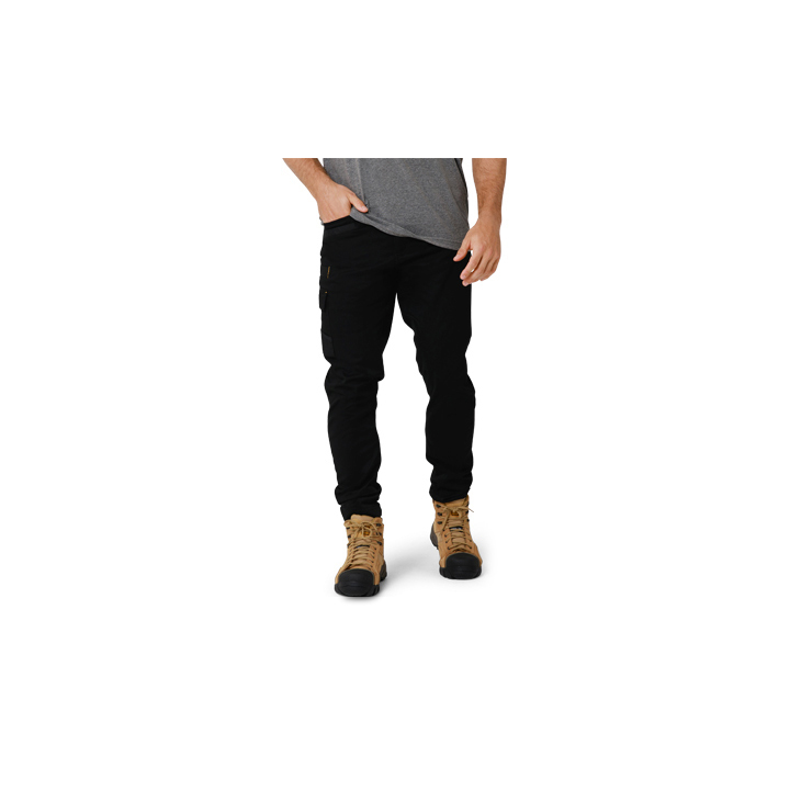 Black Caterpillar Elite Operator Men's Work Pants | Cat-317892