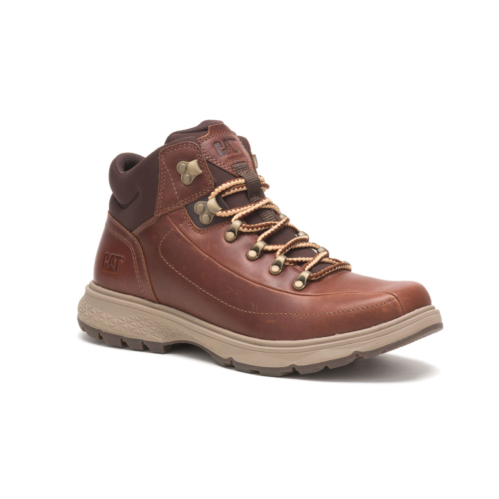 Brown Caterpillar Forerunner Men's Work Boots | Cat-730682