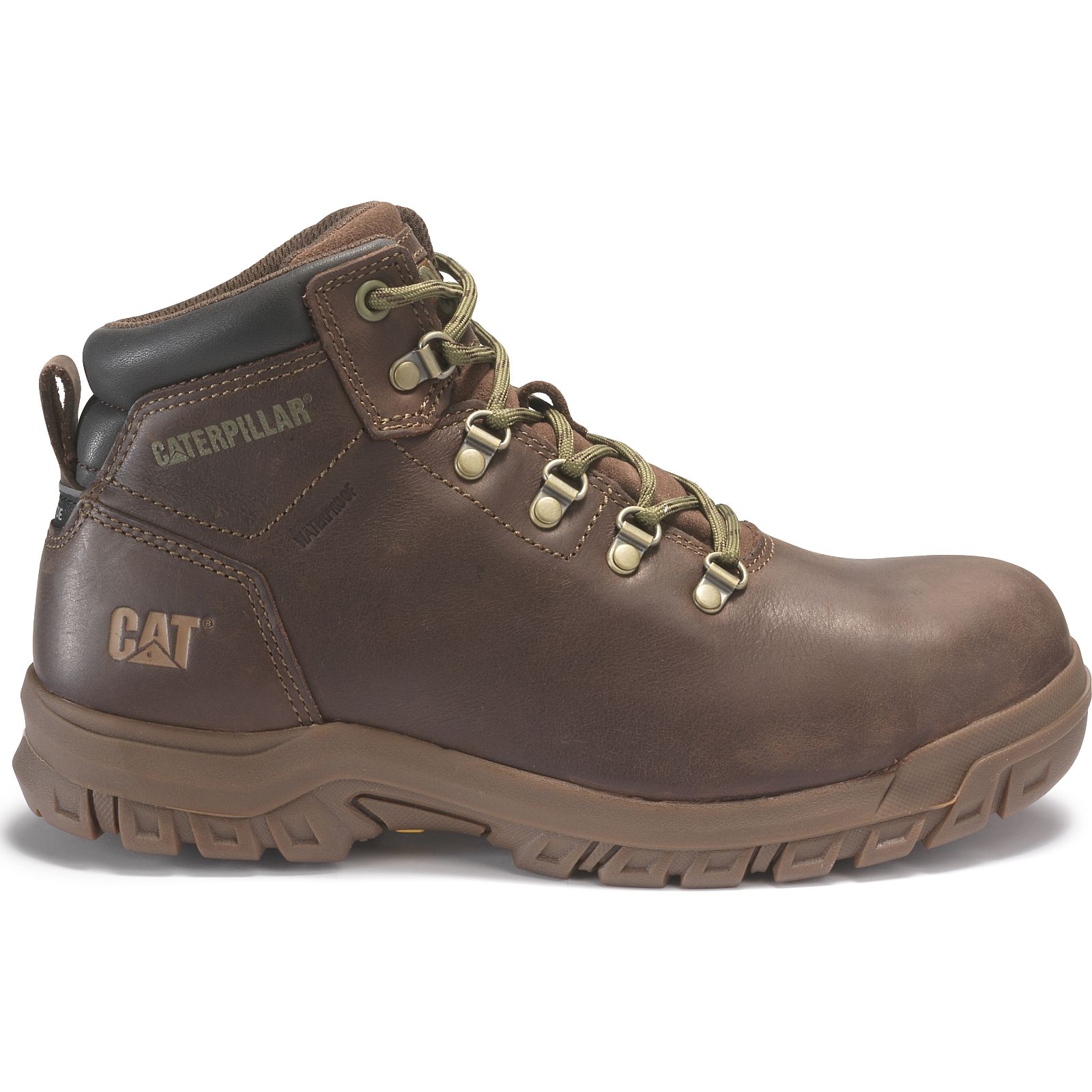 Brown Caterpillar Mae Steel Toe S3 Hro Wr Sra Women's Work Boots | Cat-059731