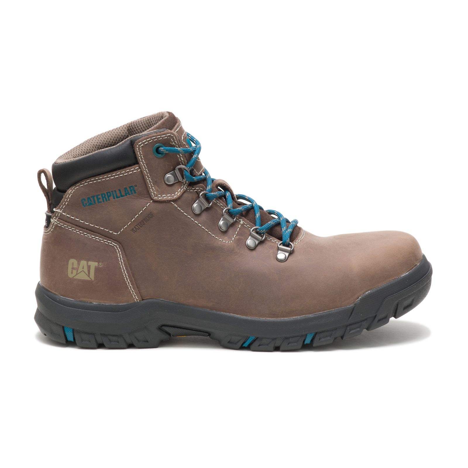 Brown Caterpillar Mae Steel Toe Waterproof Women's Work Boots | Cat-520467