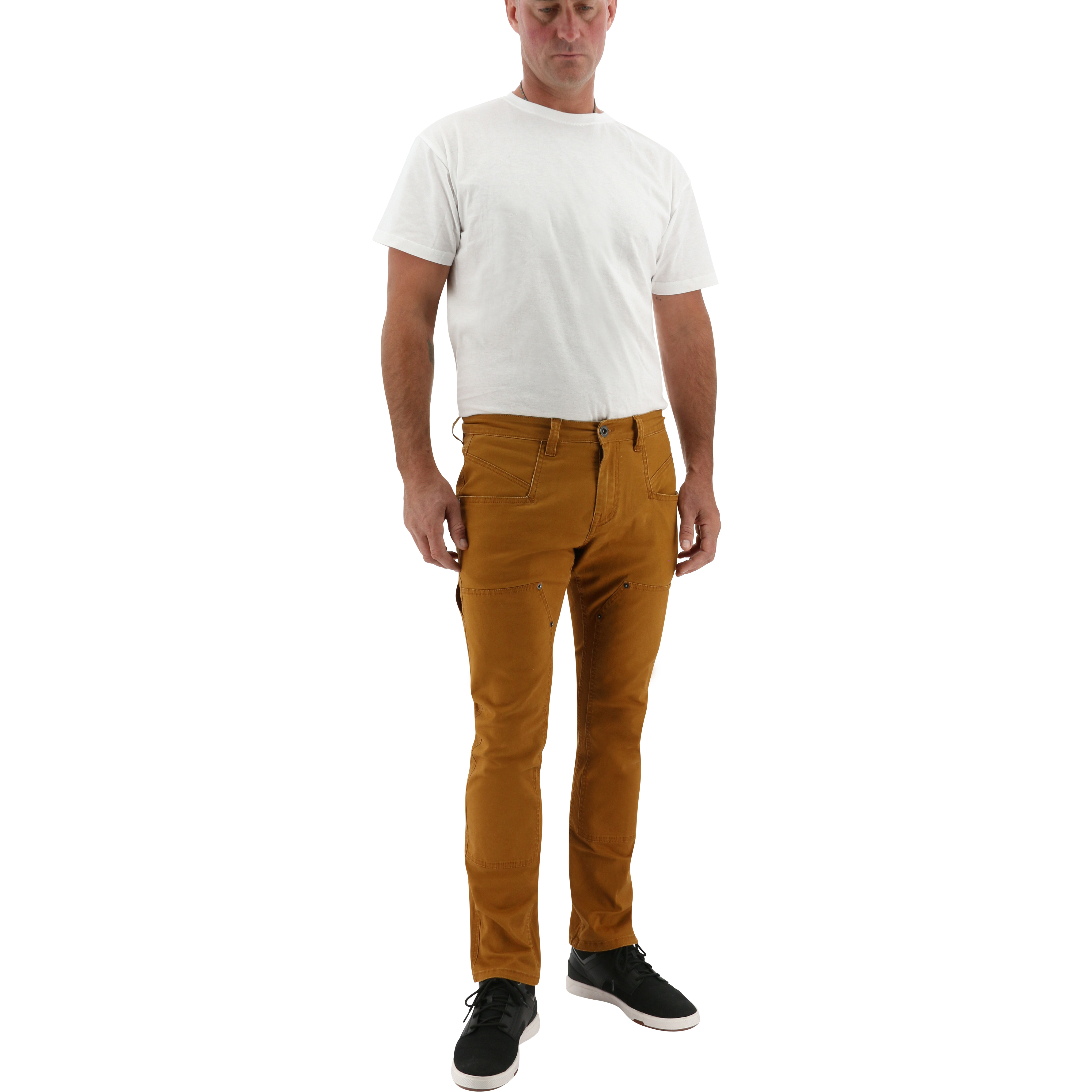 Brown Caterpillar Work Men's Pants | Cat-165978
