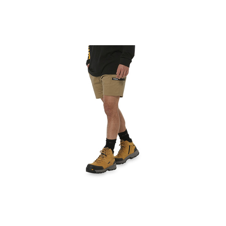 Khaki Caterpillar Short Haul Men's Work Shorts | Cat-572684