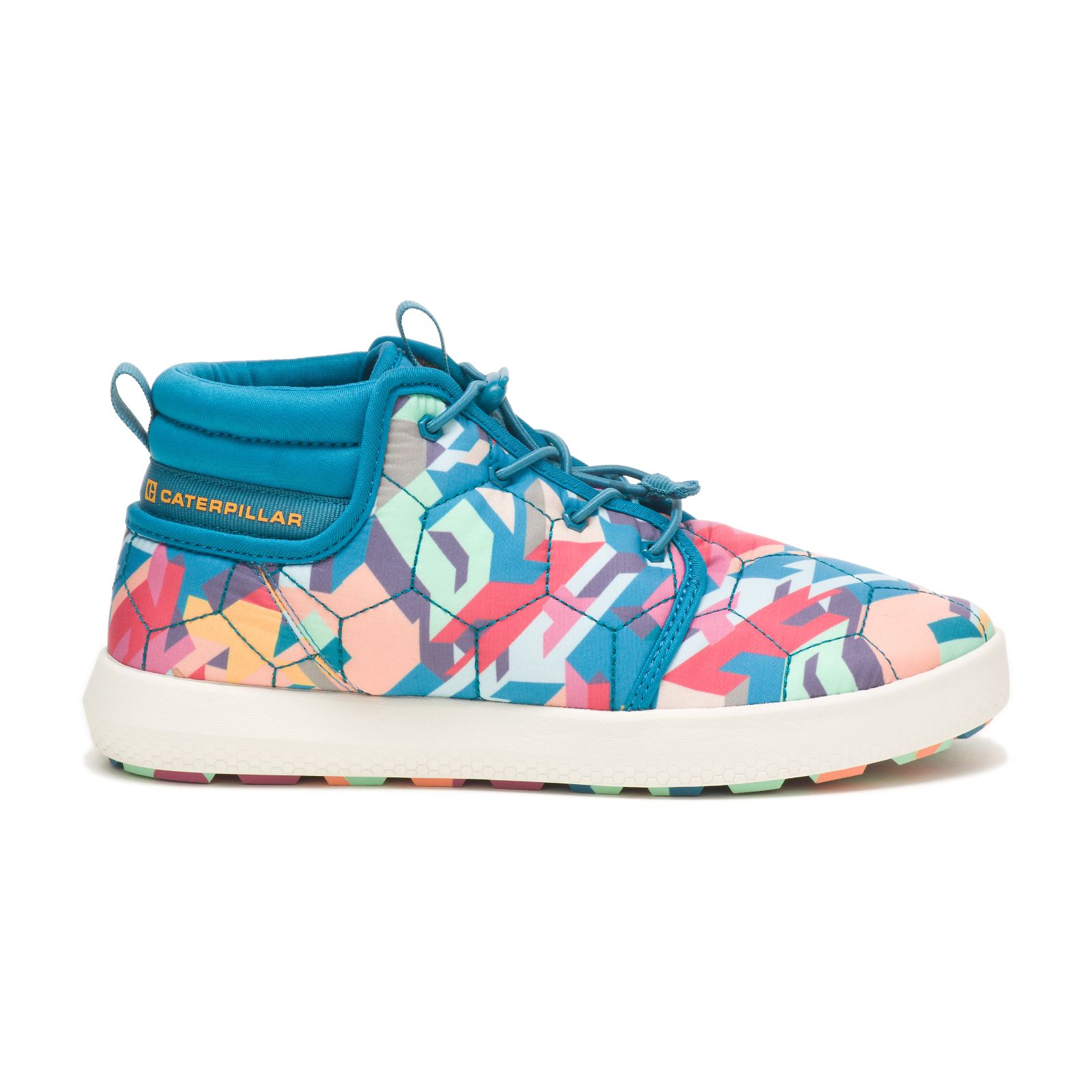 Multicolor Grey Caterpillar Code Scout Mid Women's Sneakers | Cat-190846