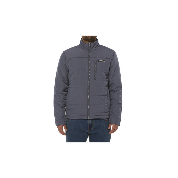 Navy Caterpillar Foundation Synthetic Insulated Men's Jackets | Cat-712643