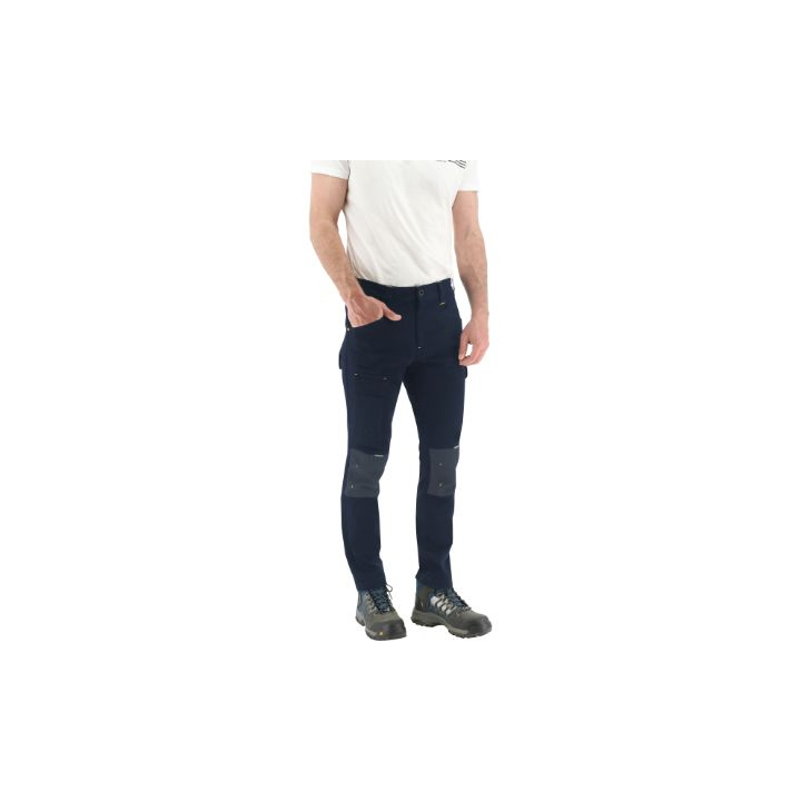 Navy Caterpillar Work Utility Men's Pants | Cat-690371