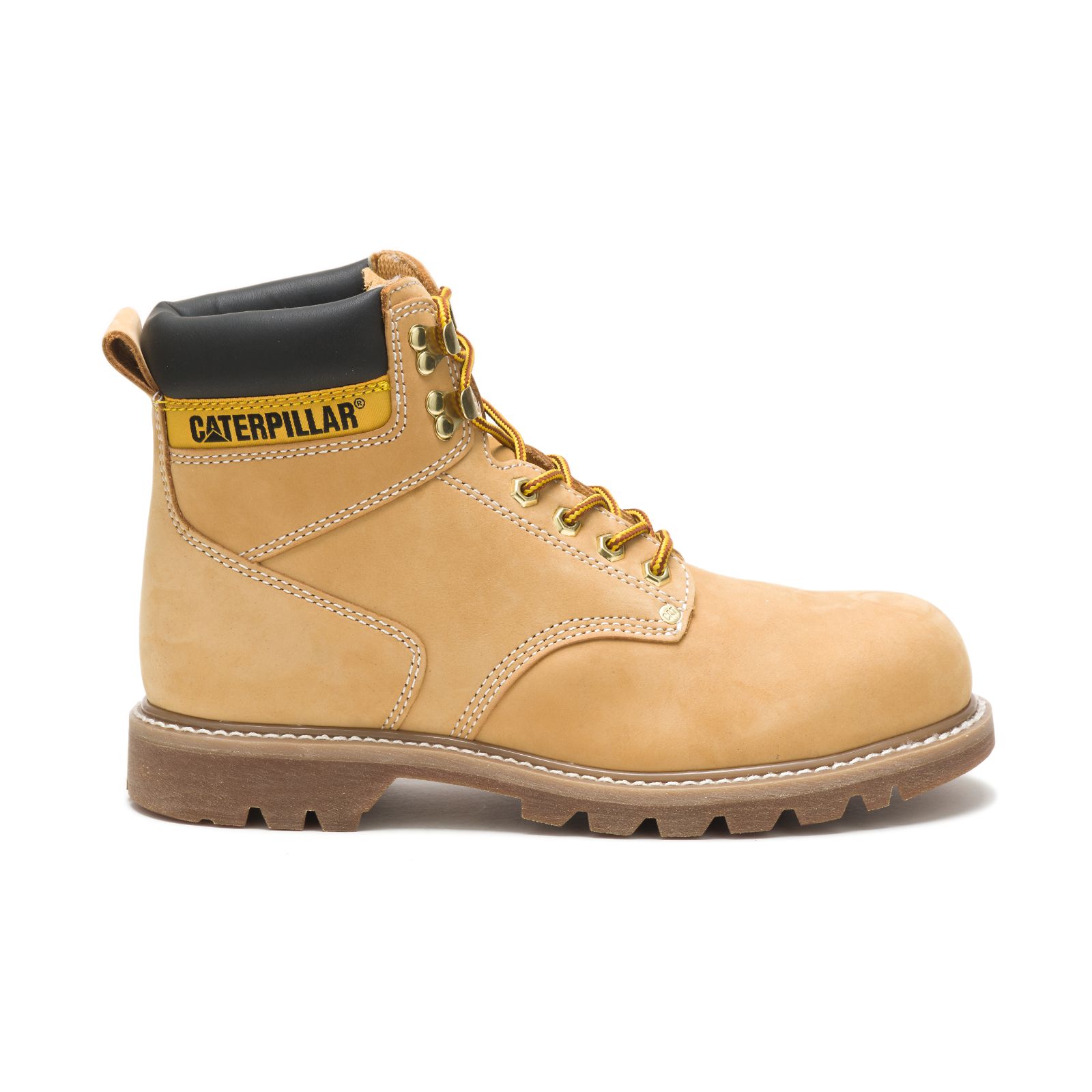 Orange Caterpillar Second Shift Steel Toe Men's Steel Toe Boots | Cat-694580